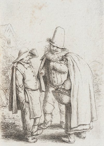 Three Grotesque Figures by Adriaen Jansz. van Ostade